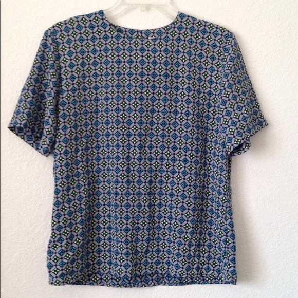 LADIES' Worthington Petite Top w/Keyhole Back med - Picture 1 of 5